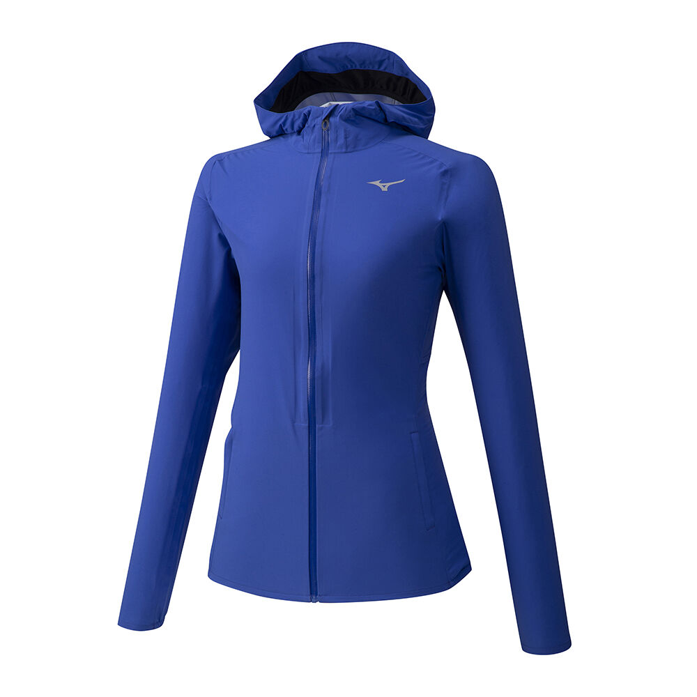 Womens Mizuno 20K ER Running Jacket Blue Philippines (RUQISO534)